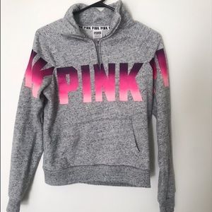🤩🦋PINK quarter zip up jacket